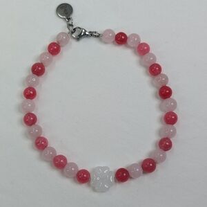 Quartz Chain Artisan Bracelet - Handmade Everyday Gemstone Jewelry - F012